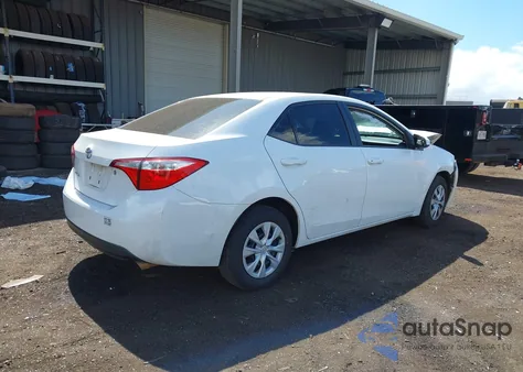 2016 Toyota Corolla L из США, поврежденный, VIN 2T1BURHEXGC686453